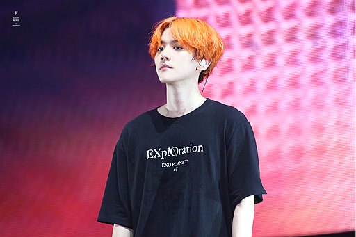 Baekhyun on stage during EXO Planet #5 – Exploration tour