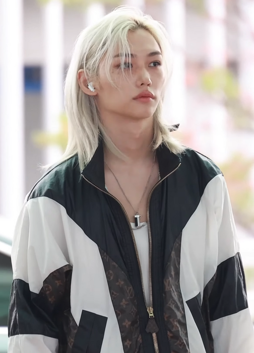 Felix of Stray Kids during a 2024 public appearance