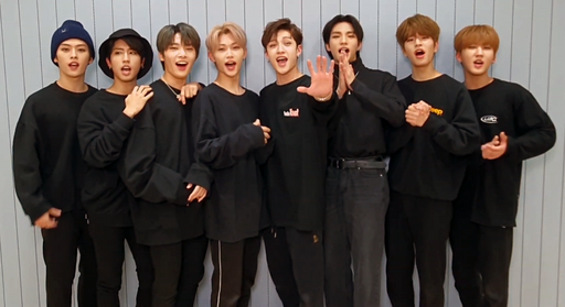 Stray Kids promoting JYP Entertainment audition, 2019.
