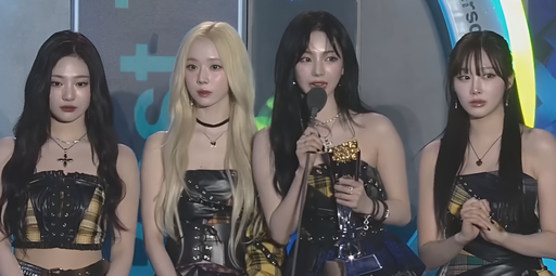 aespa at the 31st HMA 2024 in stylish black stage outfits
