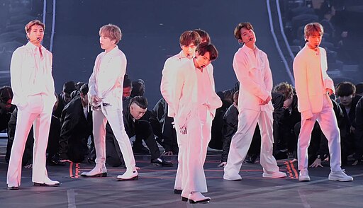 BTS performing āNot Todayā live during their Speak Yourself tour in 2019