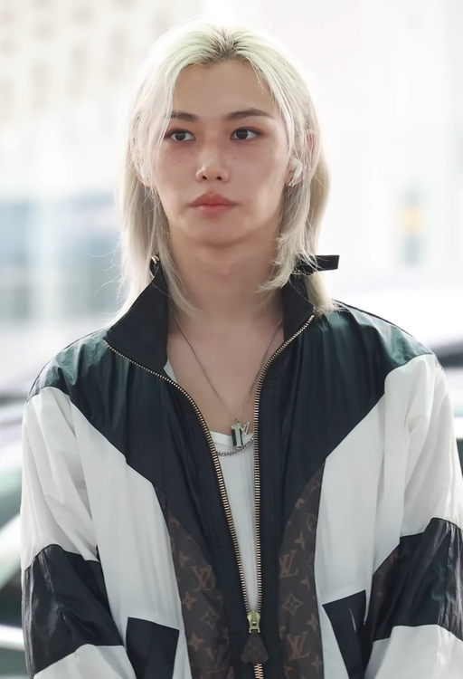 Felix of Stray Kids photographed in July 2024.