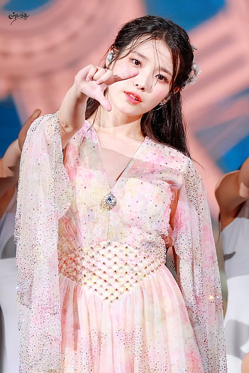 IU performing at The Golden Hour concert in Seoul on September 17, 2022