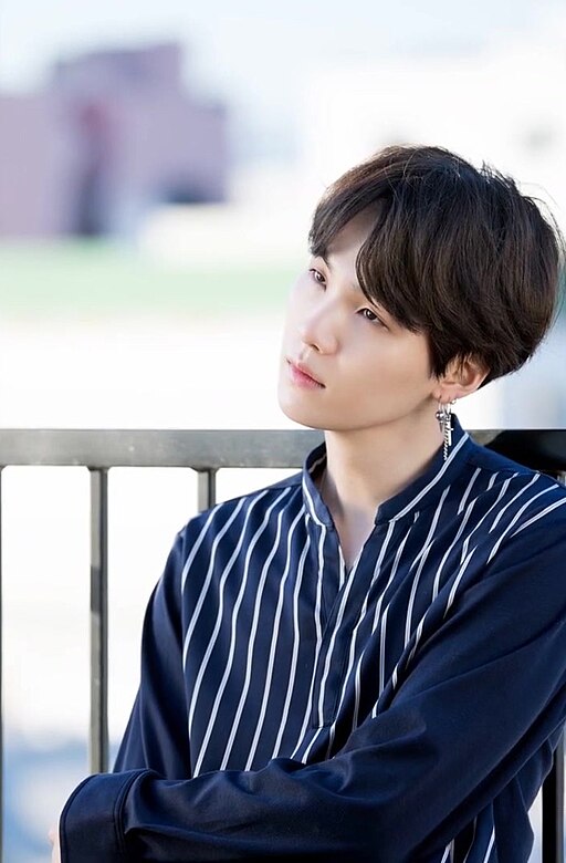BTS SUGA at 5th anniversary party photoshoot in Los Angeles, May 2018